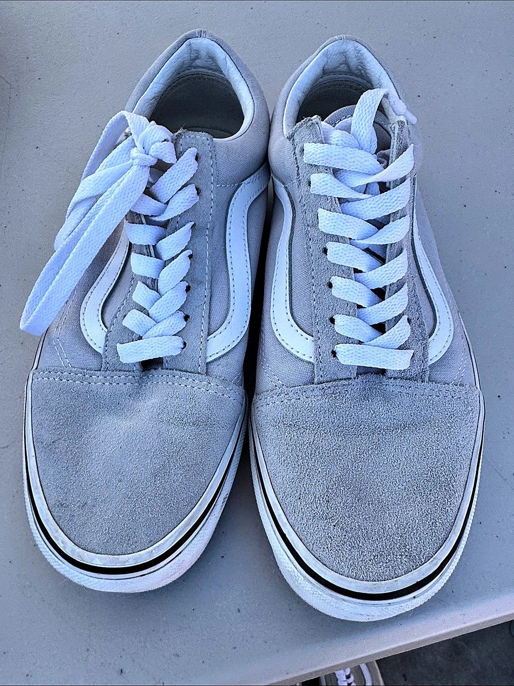Vans Old Skool Sneakers Gray & White US 6.5M/8W
